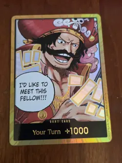 DON!! Card (Gol.D.Roger) (Gold) Carrying On His Will Foil - Image 1