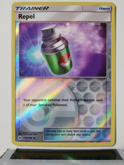 REVERSE HOLO Repel 130/149 - LP - Sun & Moon Pokemon Card $2 Combined Shipping - Image 1