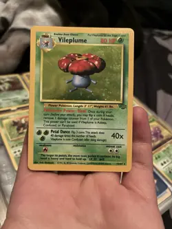 Vileplume Jungle Holo Rare Pokemon TCG Card No. 15/64 (1999) Card Stock - Image 1