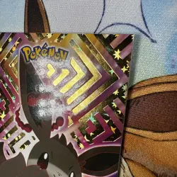 Gold Box Hit Holo Eevee Textured Shinny Database Non-TCG Pokemon Card - Image 4