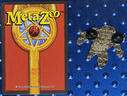 MetaZoo x Pin Club Nightfall 1st Edition Adam Ackler Promo Card #6/15 + Pin NEW - Image 2