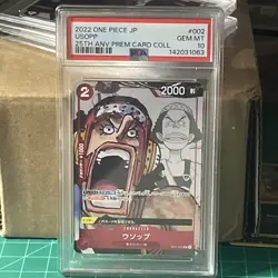 (PSA 10) One Piece Card - 2022 Usopp ST01-002 - 25th Anniversary Premium - Image 1
