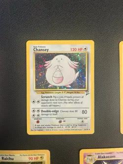 Lot Of 5 Vintage Unlimited Base Set Holo Pokemon Cards - Image 3