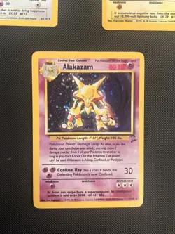 Lot Of 5 Vintage Unlimited Base Set Holo Pokemon Cards - Image 5