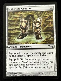1x MTG Lightning Greaves - Mirrodin (MRD) #199 - Magic the Gathering - Image 1