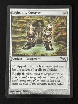 1x MTG Lightning Greaves - Mirrodin (MRD) #199 - Magic the Gathering - Image 3