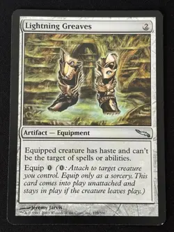 1x MTG Lightning Greaves - Mirrodin (MRD) #199 - Magic the Gathering - Image 5