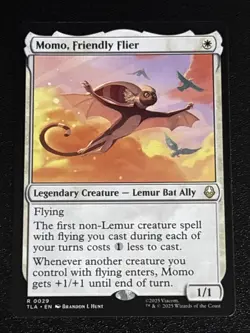 MTG Avatar: The Last Airbender Momo, Friendly Flier 0029 NM Rare - Image 1