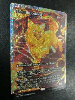 Enduring Courage Fracture Foil Duskmourn Magic The Gathering Used - Image 3