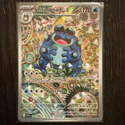 1x Seismitoad - 105/086 - Illustration Rare NM-Mint Pokemon SV10.5a - Black Bolt - Image 1