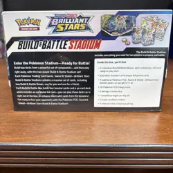 Pokemon TCG: Sword & Shield 9 Brilliant Stars Build and Battle Stadium 820650850134 - Image 2