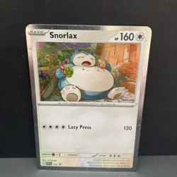Pokemon TCG Snorlax SVP 122 Cosmos Holo Twilight Masquerade Promo NM - Image 1