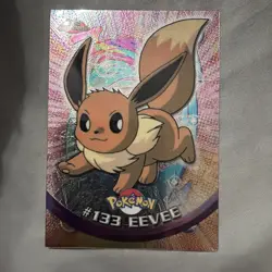 2000 Topps Chrome Pokemon #133 Eevee TV Animation Edition - Image 2