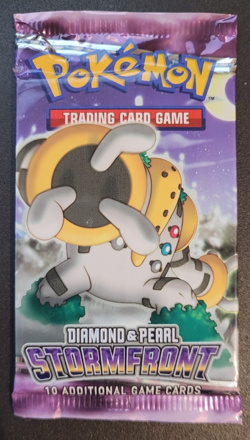 Pokemon Diamond & Pearl Stormfront Booster Pack Factory Sealed (Regigigas) - Image 1