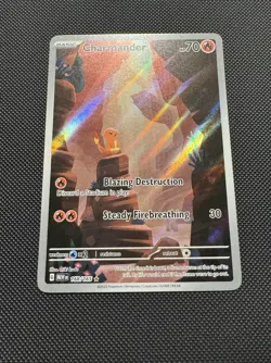 Pokemon Charmander 168/165 SV: Scarlet & Violet 151 Illustration Rare Near Mint - Image 2