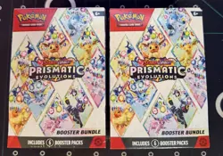 Pokemon TCG Prismatic Evolutions Booster Bundle - Lot of 2 - Factory Sealed - Image 1