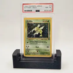 Scyther Jungle 10/64 Holo Rare Unlimited PSA 8 Pokemon TCG 1999 - Image 1