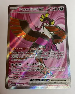 Fezandipiti ex 084/064 Ultra Rare Shrouded Fable Pokemon TCG NM Full Art - Image 1