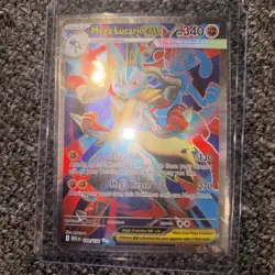 Pokemon TCG Mega Lucario EX Full Art 160/132 Ultra Rare Mega Evolution NM - Image 1