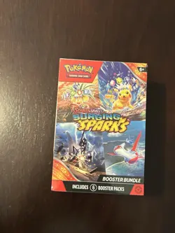 Pokemon Scarlet & Violet Surging Sparks Booster Bundle Sealed Box Pikachu Latios - Image 1