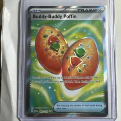 Buddy-Buddy Puffin 167/132 Mega Evolution Full Art Trainer Pokemon TCG NM - Image 1