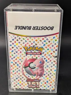 Pokemon 151 SV3.5 Booster Bundle Display Case Sealed w/ Acrylic Case - Image 1