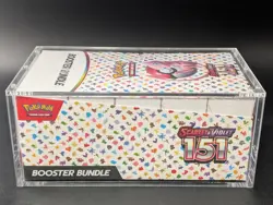 Pokemon 151 SV3.5 Booster Bundle Display Case Sealed w/ Acrylic Case - Image 4