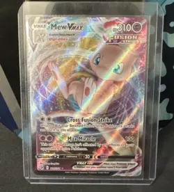 Pokemon Mew VMAX 269/264 Ultra Rare Full Art Fusion Strike Holo Psychic - Image 1