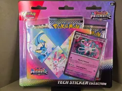 Pokemon Prismatic Evolutions Tech Sticker Collection - Image 1