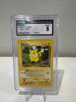 Pokemon 1999 TCG Pikachu Jungle 60/64 CGC 8 NM/MINT - Image 1