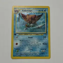 Pokemon TCG Kabutops Neo Discovery 1st Edition Holo Rare 6/75 2001 LP READ - Image 1