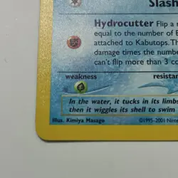 Pokemon TCG Kabutops Neo Discovery 1st Edition Holo Rare 6/75 2001 LP READ - Image 2