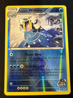 Pokemon TCG - Team Aqua's Walrein 5/34 - Vintage Holo Rare! XY Double Crisis - Image 1