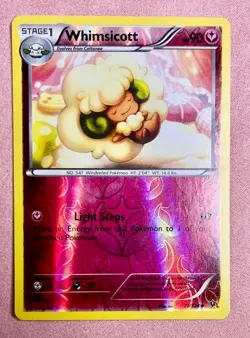 Whimsicott | 71/124 | Fates Collide | 2016 Pokemon Uncommon | Reverse Holo | LP - Image 1