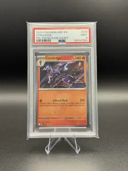 Pokemon Phantasmal Flames Prerelease Staff Promo PSA 10 (2) And 9 Sequential Set - Image 2