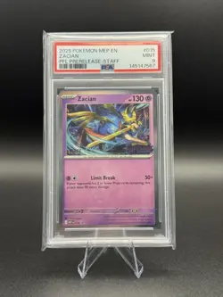 Pokemon Phantasmal Flames Prerelease Staff Promo PSA 10 (2) And 9 Sequential Set - Image 4