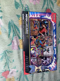 pokemon mega evolution etb lucario Plus Mega Lucario Ex Figure Box - Image 5