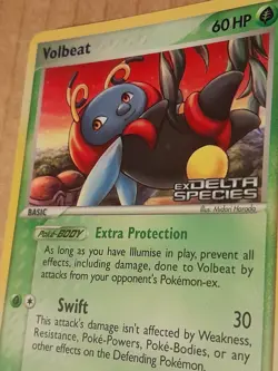Pokemon Holon Volbeat 56/113 ex Delta Species Reverse Holo NM-MT See Pictures - Image 2