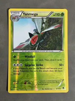 Yanmega 4/119 XY Phantom Forces REVERSE HOLO Pokemon - Image 1