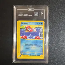 TAG Mint 9 Magikarp 2002 Pokemon Expedition Base Set 118/165 Regular Common - Image 1