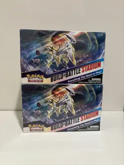Pokemon TCG Brilliant Stars Build and Battle Stadium - Lot Of 2 (24 Packs) - Image 1