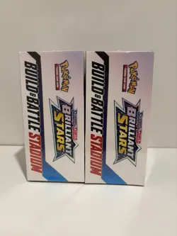Pokemon TCG Brilliant Stars Build and Battle Stadium - Lot Of 2 (24 Packs) - Image 4