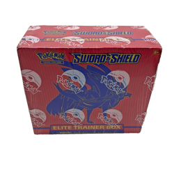 Pokemon TCG Sword & Shield Base Set Elite Trainer Box Factory Sealed ETB - Image 1