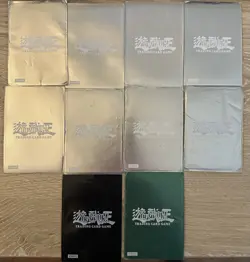 Yu-Gi-Oh! Silver Metallic Sleeves (96KT) X8+ X1 Black X1 Green - Konami Official - Image 1