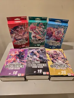 ONE PIECE 6 DECKS ST15 ST16 ST17 ST18 ST19 ST20 ENG - PRB01 PRB 01 PRB1 ENGLISH - Image 1