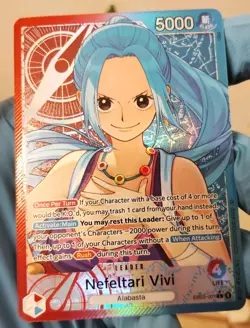 One Piece TCG Nefeltari Vivi Heirones EB03 Alt Art Leader English NM - Image 1