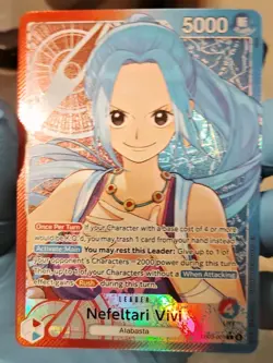 One Piece TCG Nefeltari Vivi Heirones EB03 Alt Art Leader English NM - Image 3
