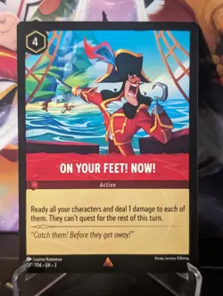 On Your Feet! Now! 130/204 Rare Into The Inklands Disney Lorcana TCG - Image 1