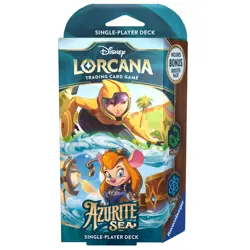 Disney Lorcana: Azurite Sea Starter Deck (Emerald & Sapphire) - Normal - 000 ... - Image 1