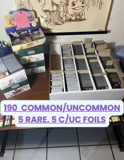 Disney Lorcana 200 Card Bulk Lot – Mixed Sets– 5 Foils – Max 4 of Each - Image 1